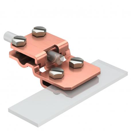 Ligador e terminal para chapa de espessura até 10 mm Cu