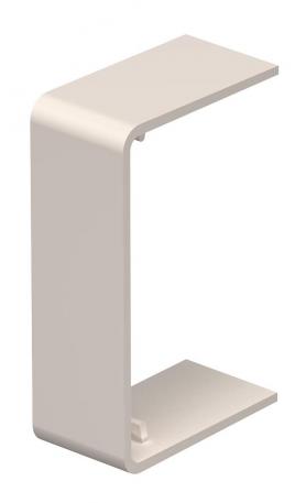 Tapa juntas, para calha tipo WDK 40090 branco creme; RAL 9001